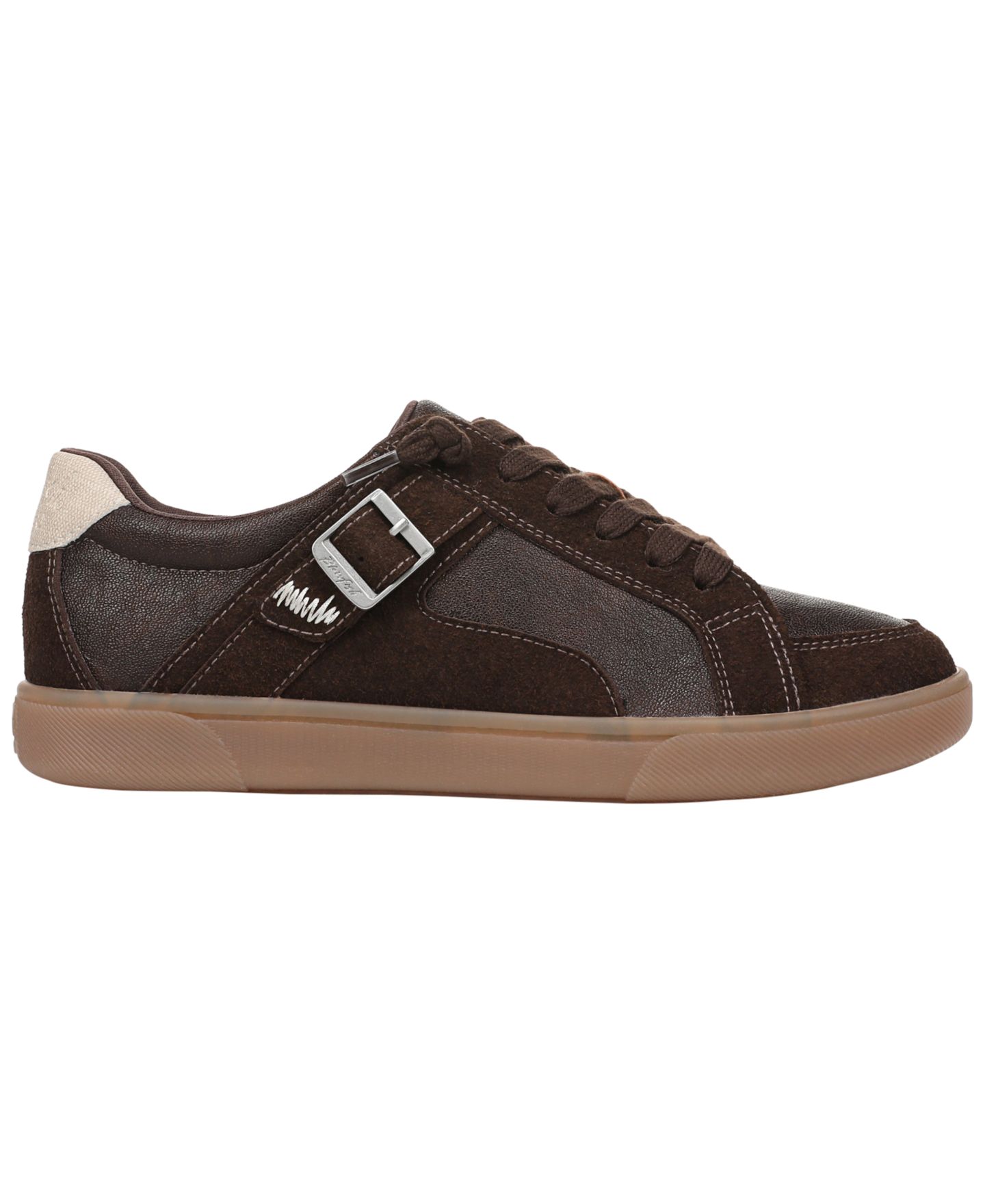 Женские кроссовки Blowfish Malibu Topanga Slip-On, цвет: Тёмно-коричневый искусственный замшевый — фото 2