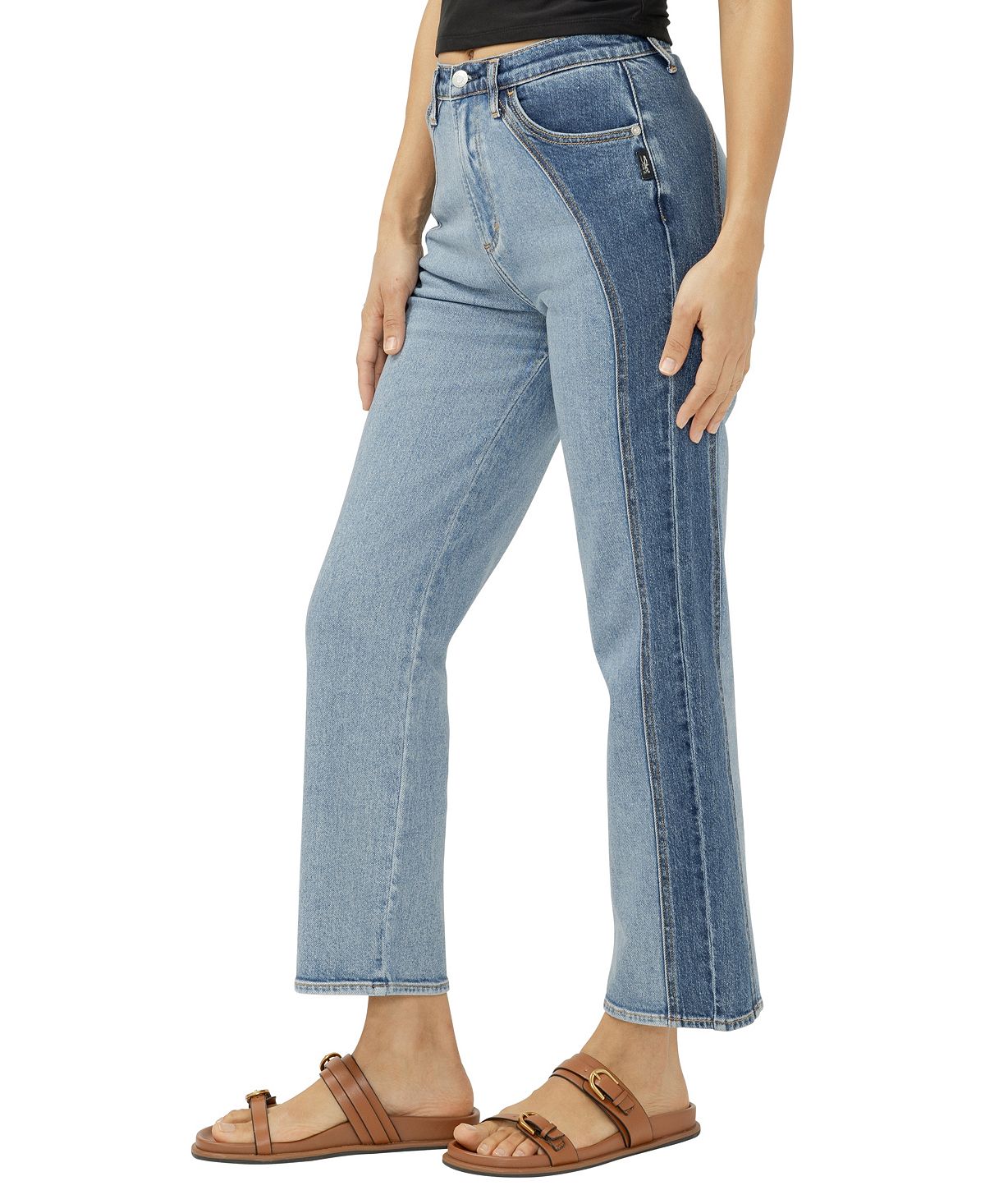 Silver Jeans Co. Women's  Highly Desirable High-Rise Western Jeans view 2 — MAYCSS fashion products