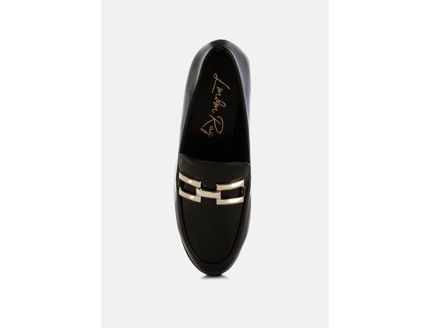Женские туфли London Rag Revanta Patent Faux Leather, цвет: Чёрный лаковая искусственная кожа — фото 9