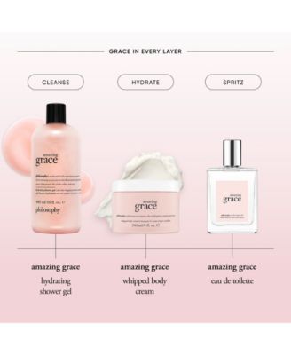 philosophy amazing grace whipped body crème, 8 oz - Macy's