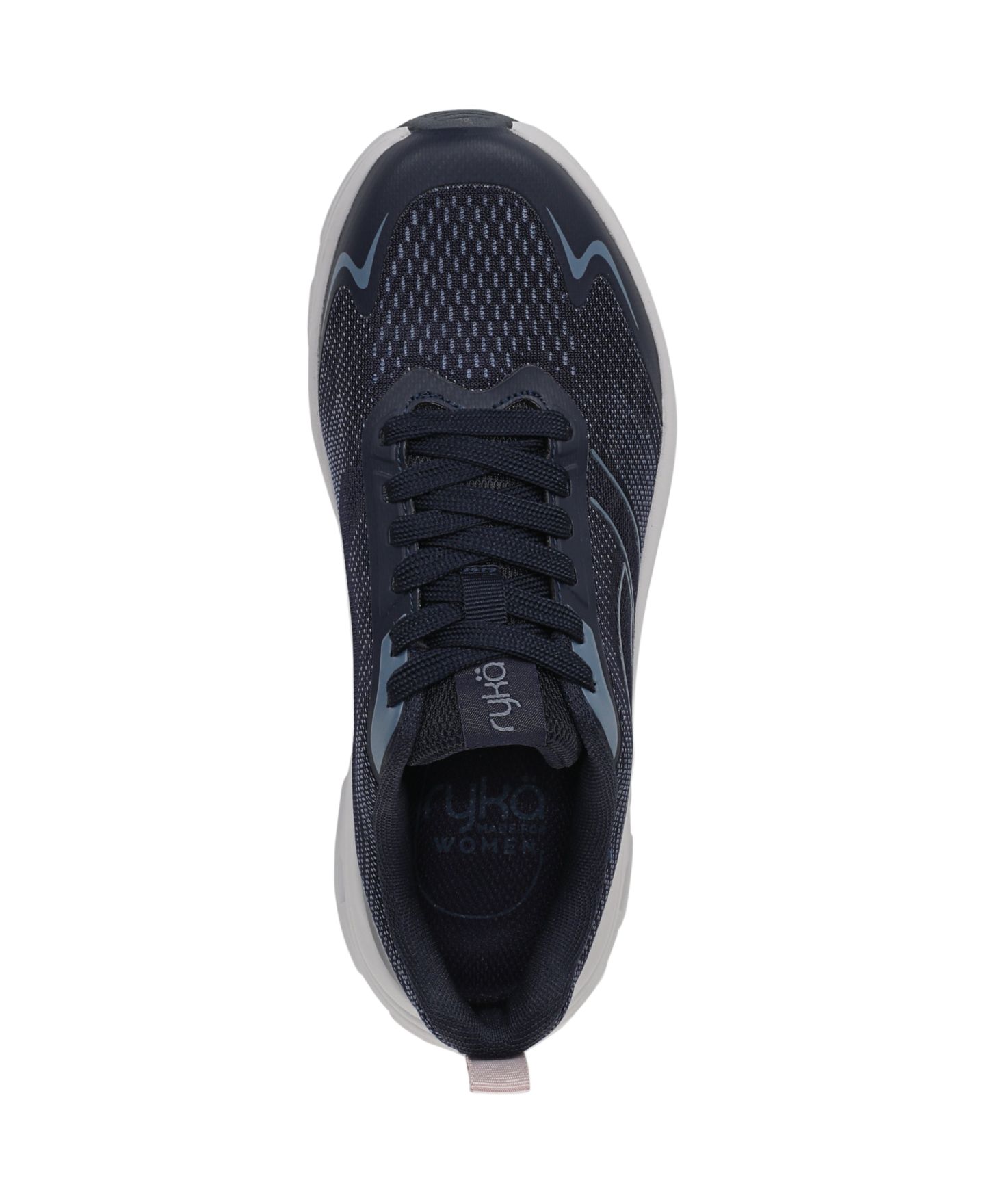 Женские кроссовки Ryka Devine Max Lace-Up Walking, цвет: Синий сетчатый — фото 4