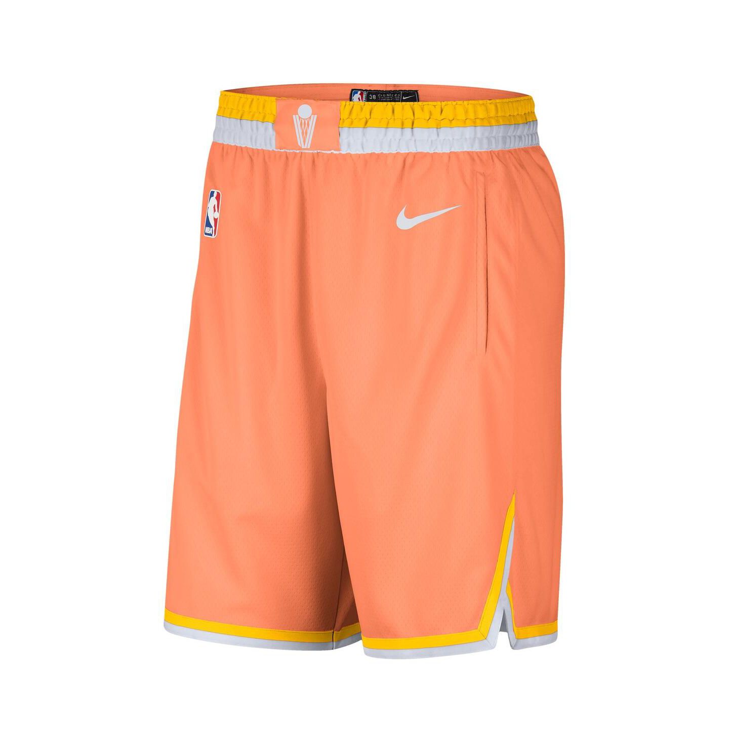 Мужские шорты Nike Orange Cleveland Cavaliers 2025/26 City Edition Remix Dri-FIT Swingman — фото 2