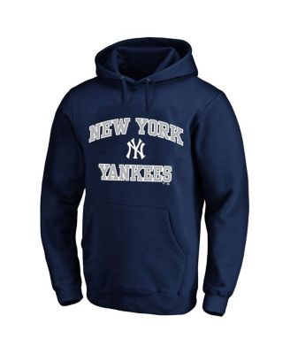 Men's Navy New York Yankees Big & Tall Heart Soul Hoodie