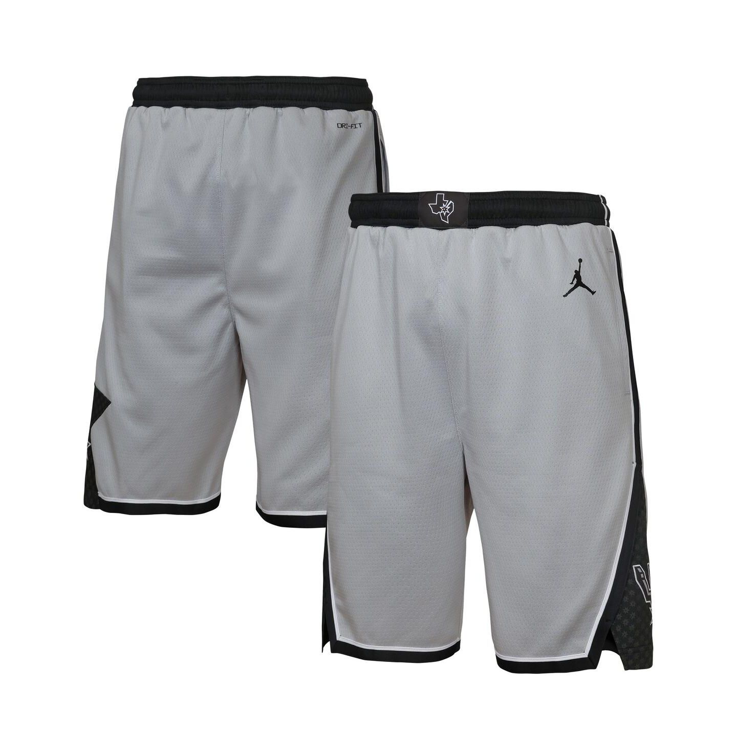 Детские шорты Jordan Silver San Antonio Spurs Authentic Statement Edition Swingman — фото 1