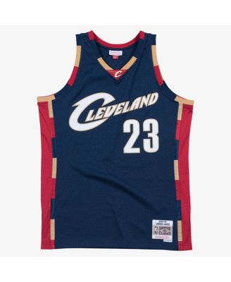 Men's LeBron James Navy Cleveland Cavaliers Hardwood Classics Swingman Jersey