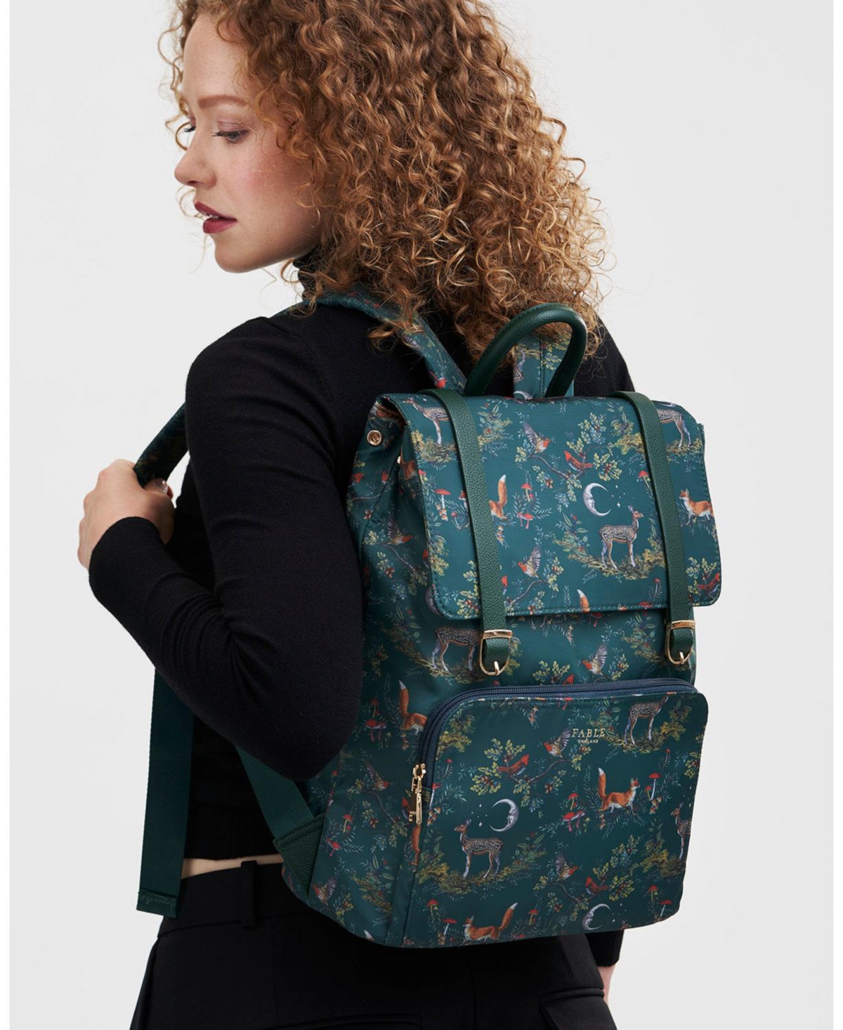 Fable England Into the Woods Buckle Medium Backpack