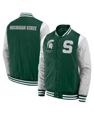 Men's Green Michigan State Spartans Elements&nbsp;Elite Full-Snap Jacket