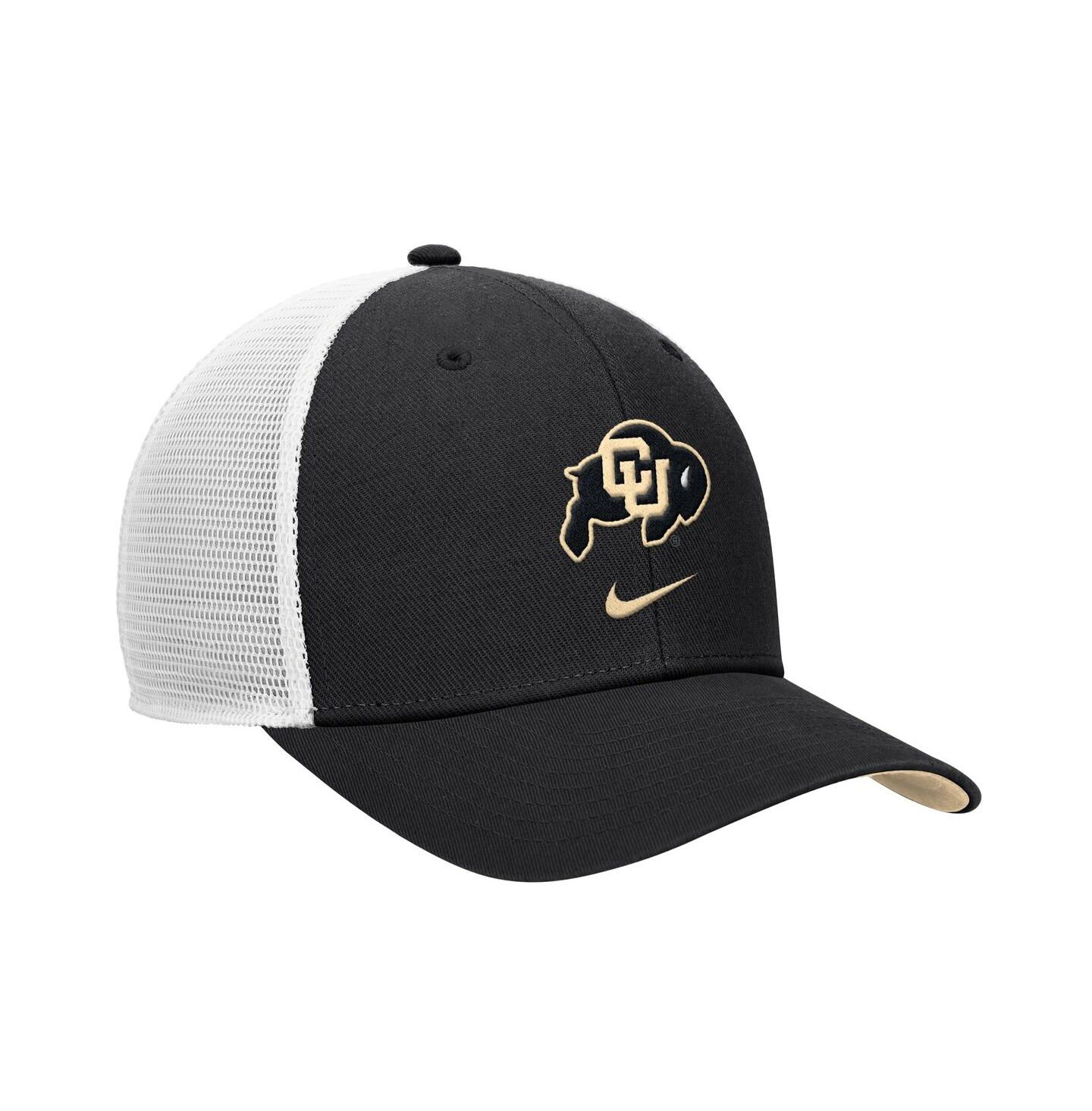 Мужская кепка Nike Black Colorado Buffaloes Rise Trucker Dri-FIT Adjustable Hat — фото 2