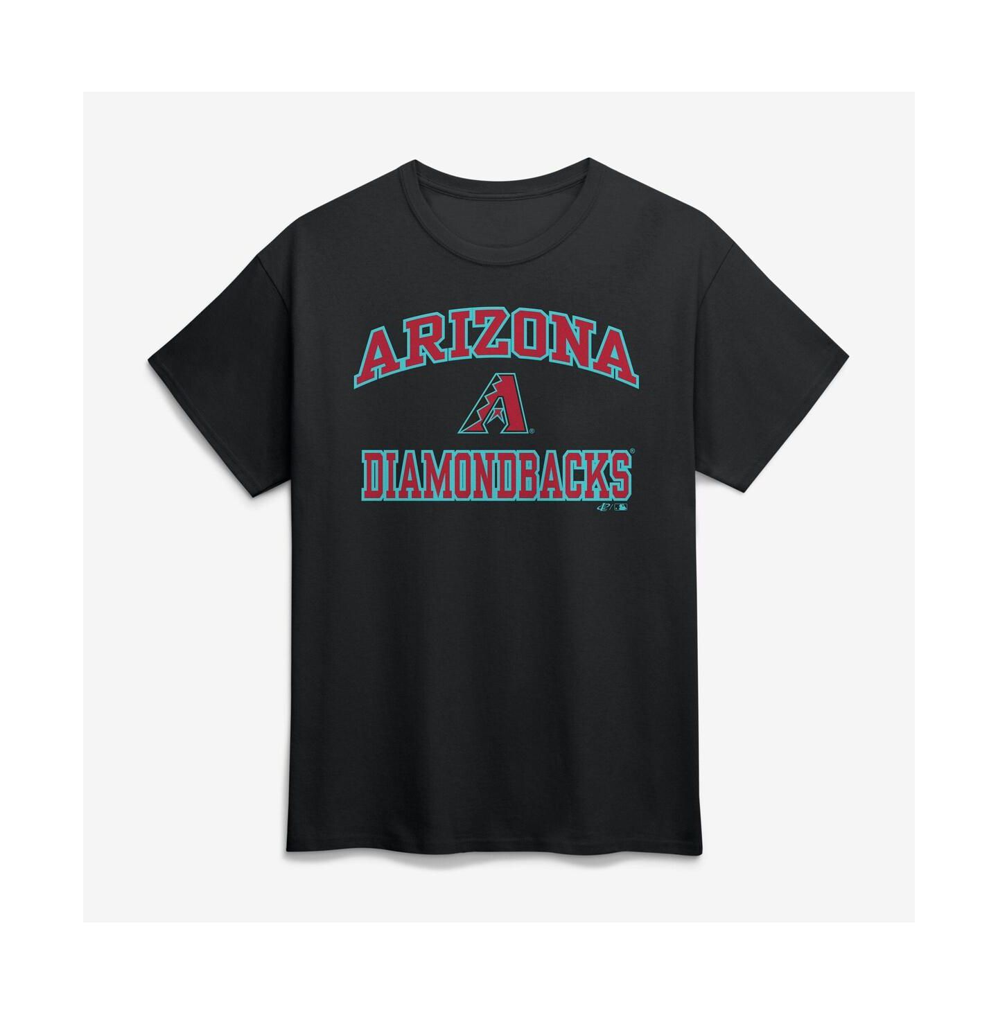 Мужская футболка Logo Athletic Black Arizona Diamondbacks Heart and Soul — фото 1