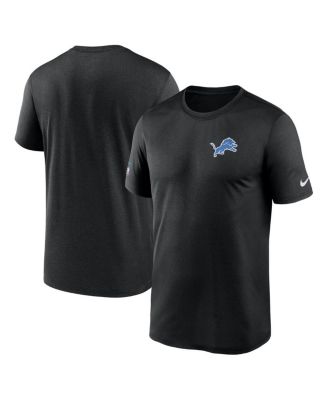 Men's Black Detroit Lions Sideline Legend Small Logo Dri-FIT T-Shirt