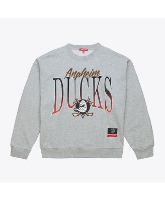 Women's Heather Gray Anaheim Ducks Hockey Night Sweatshirt