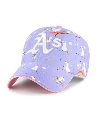 Big Girls Lavender Athletics Unicorn Clean Up Adjustable Hat