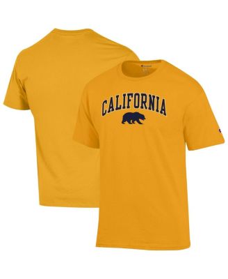 Men's Gold Cal Bears Arch Over Logo T-Shirt