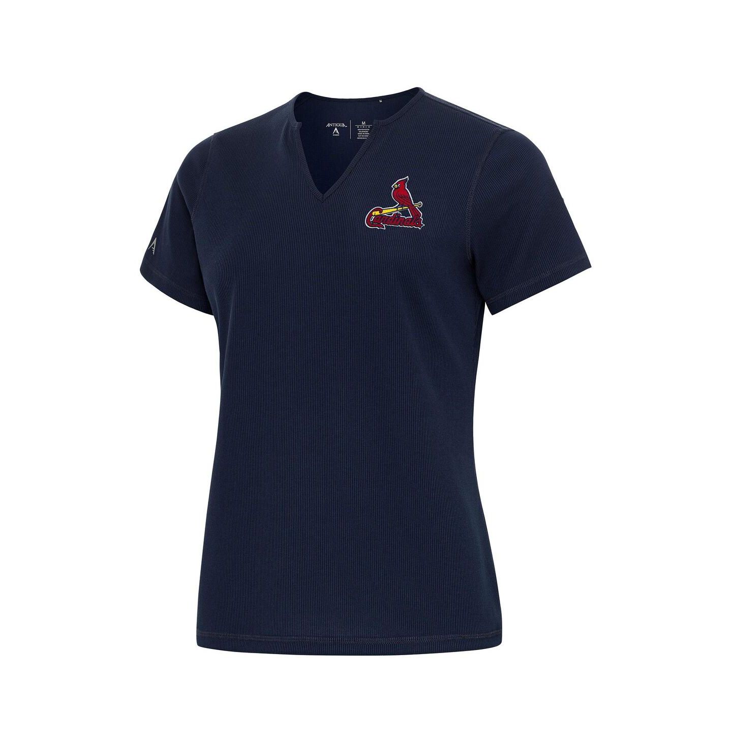 Женская футболка Antigua Navy St. Louis Cardinals Notch Neck — фото 1