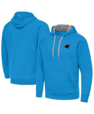 Men's Blue Carolina Panthers Brushed Carbon Victory Pullover Hoodie