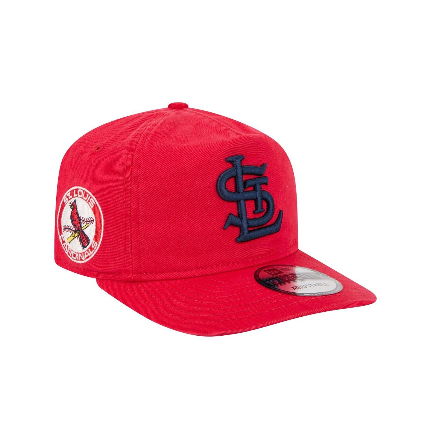 Мужская кепка New Era Red St. Louis Cardinals Championship 19TWENTY Adjustable Hat — фото 1