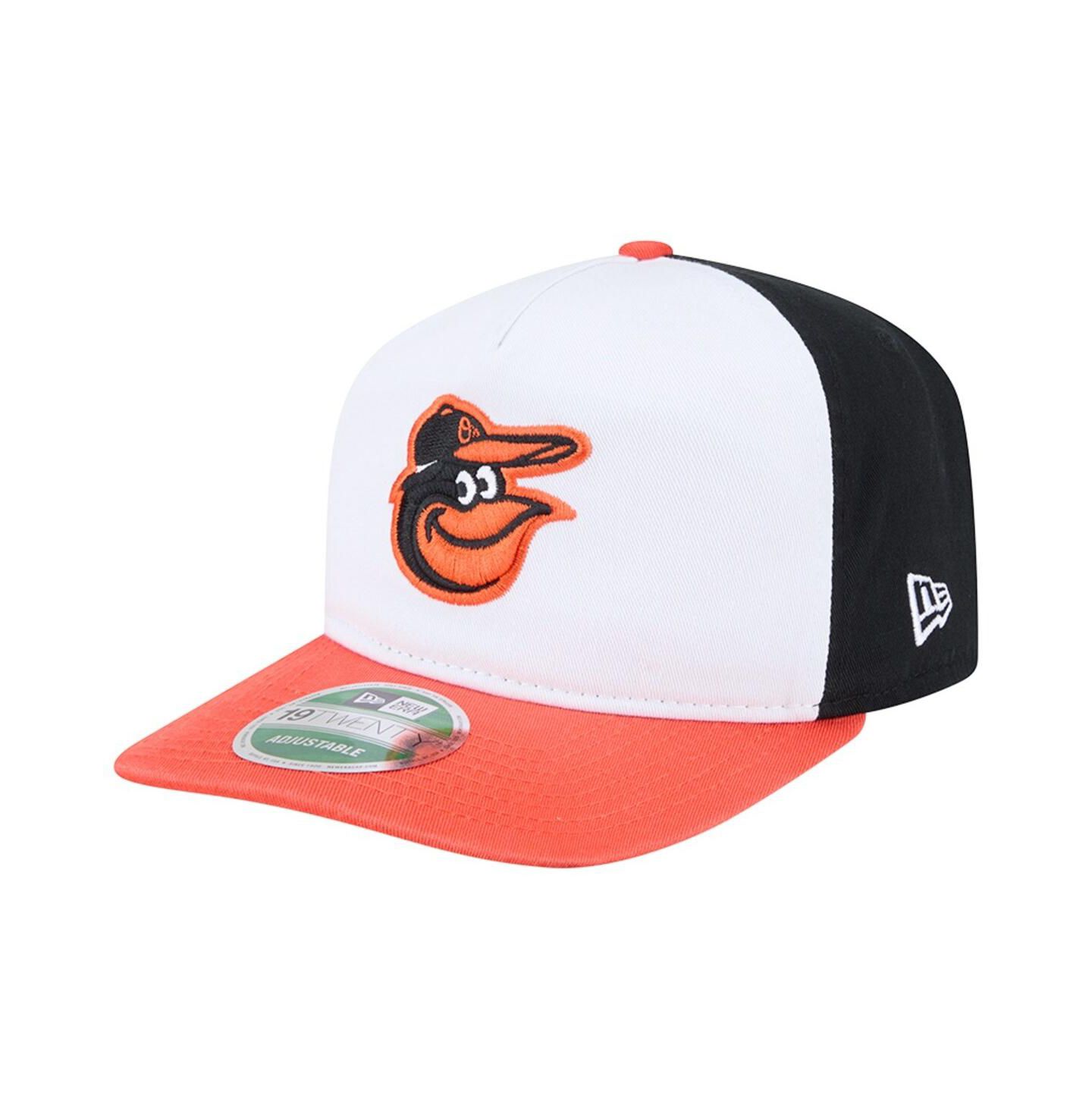 Мужская кепка New Era White Baltimore Orioles Team 19TWENTY Adjustable Hat — фото 1