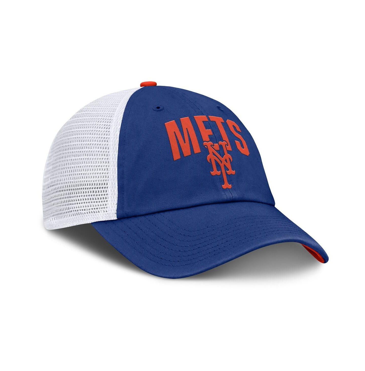 Мужская кепка Nike Royal New York Mets Primetime Club Adjustable Trucker Hat — фото 3