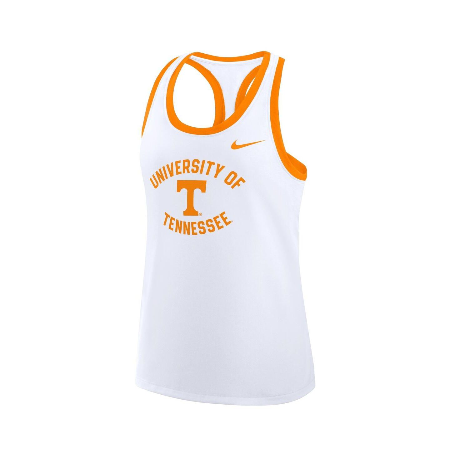 Женский топ Nike White Tennessee Volunteers Uni Name Tri-Blend Dri-FIT — фото 2