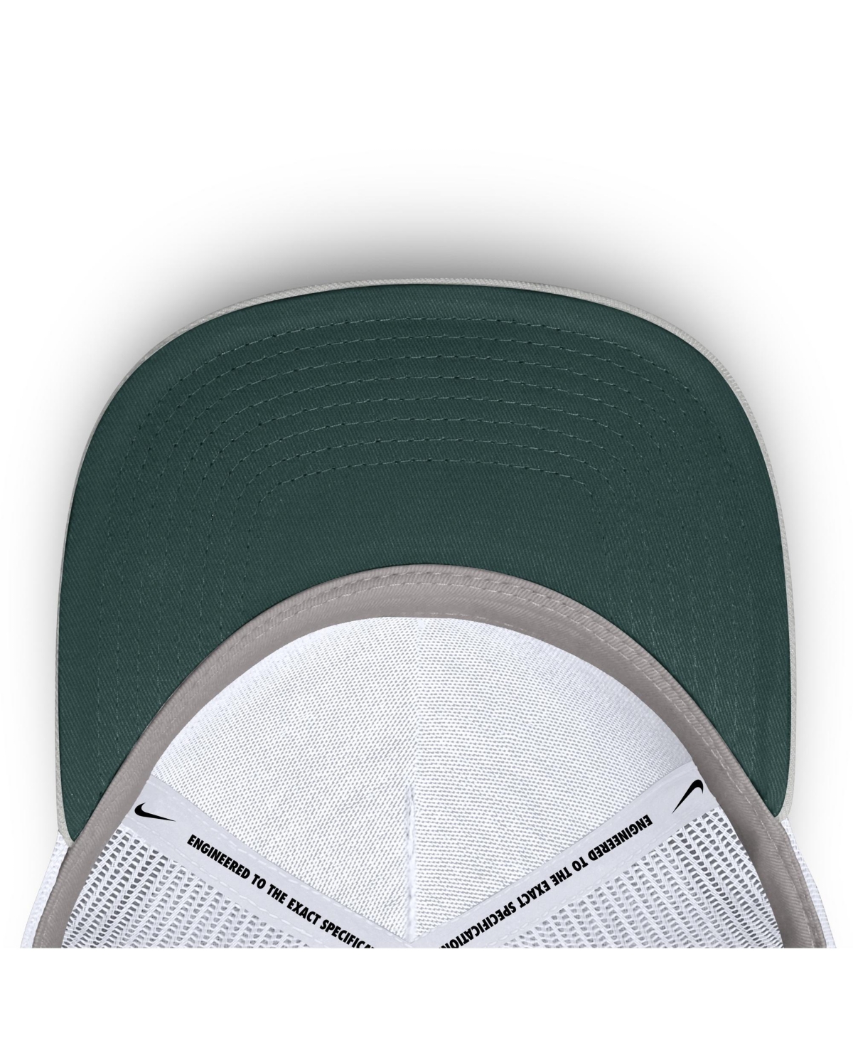 Nike Men's and Women's Gray Michigan State Spartans 2026 Basketball Refresh 5-Panel Rise Trucker Hat