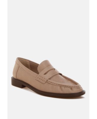 Women's Fhalko Penny Strap Low Block Heel Loafers