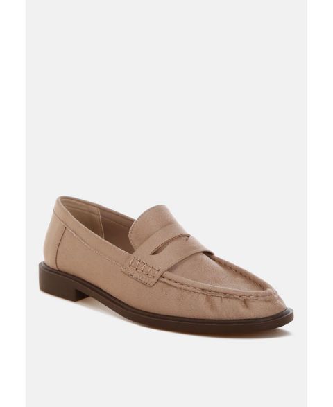 Женские туфли London Rag Fhalko Penny Strap Low Block Heel, цвет: Бежевый