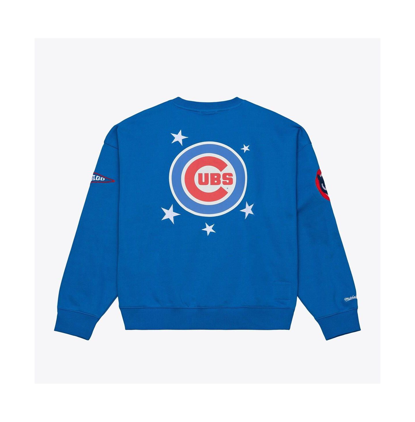 Женская толстовка Mitchell & Ness Royal Chicago Cubs Pep Rally — фото 2