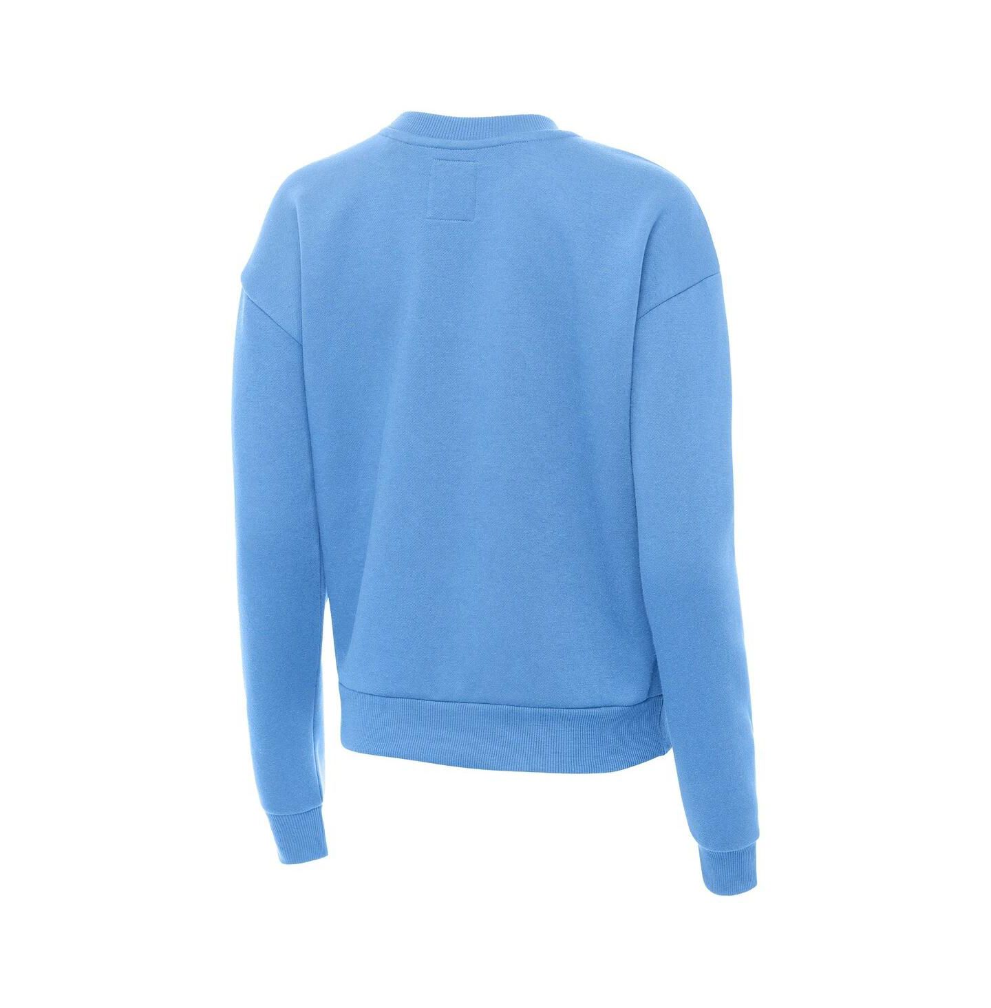 Женская толстовка Antigua Powder Blue Chicago Cubs Alternate Logo Victory Pullover — фото 3