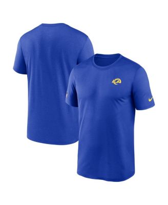 Men's Royal Los Angeles Rams Sideline Legend Small Logo Dri-FIT T-Shirt