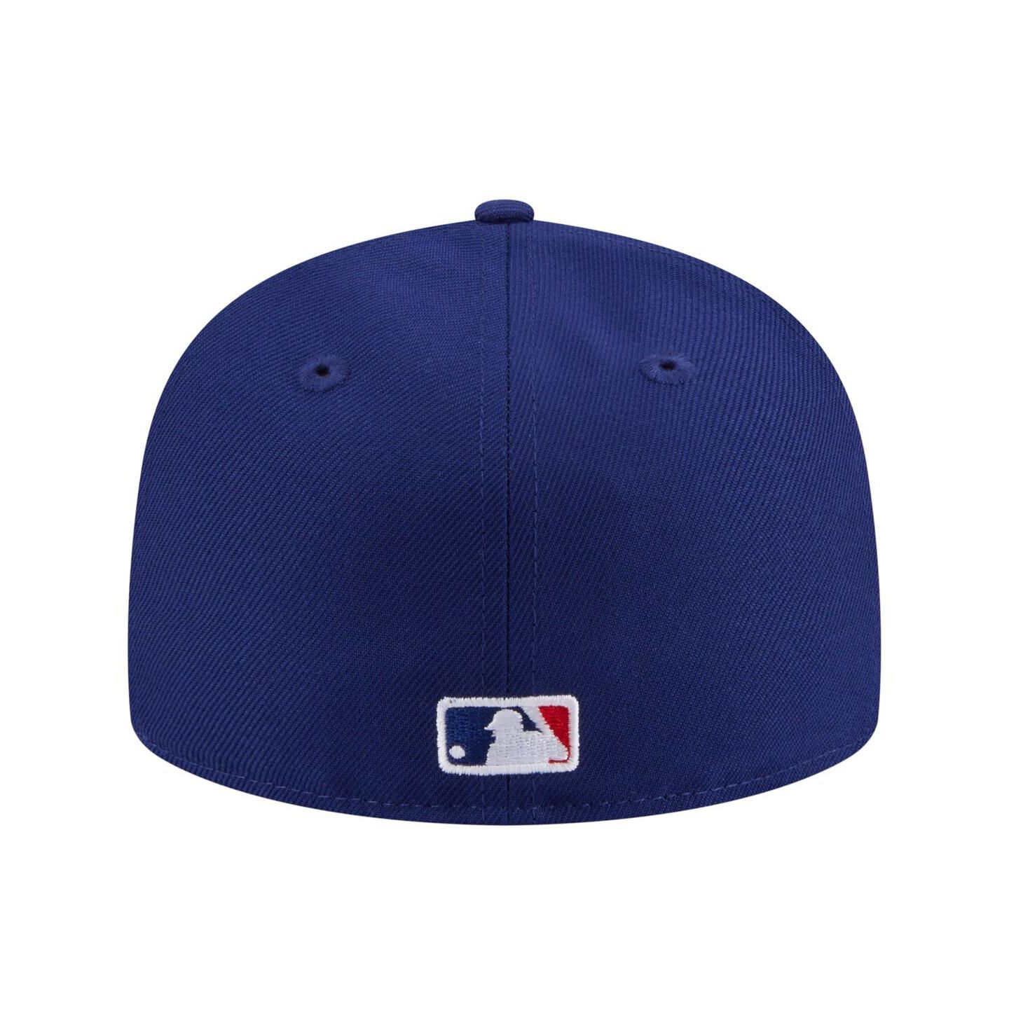 Мужская кепка New Era Royal Texas Rangers Hidden Hit 59FIFTY Fitted Hat — фото 4