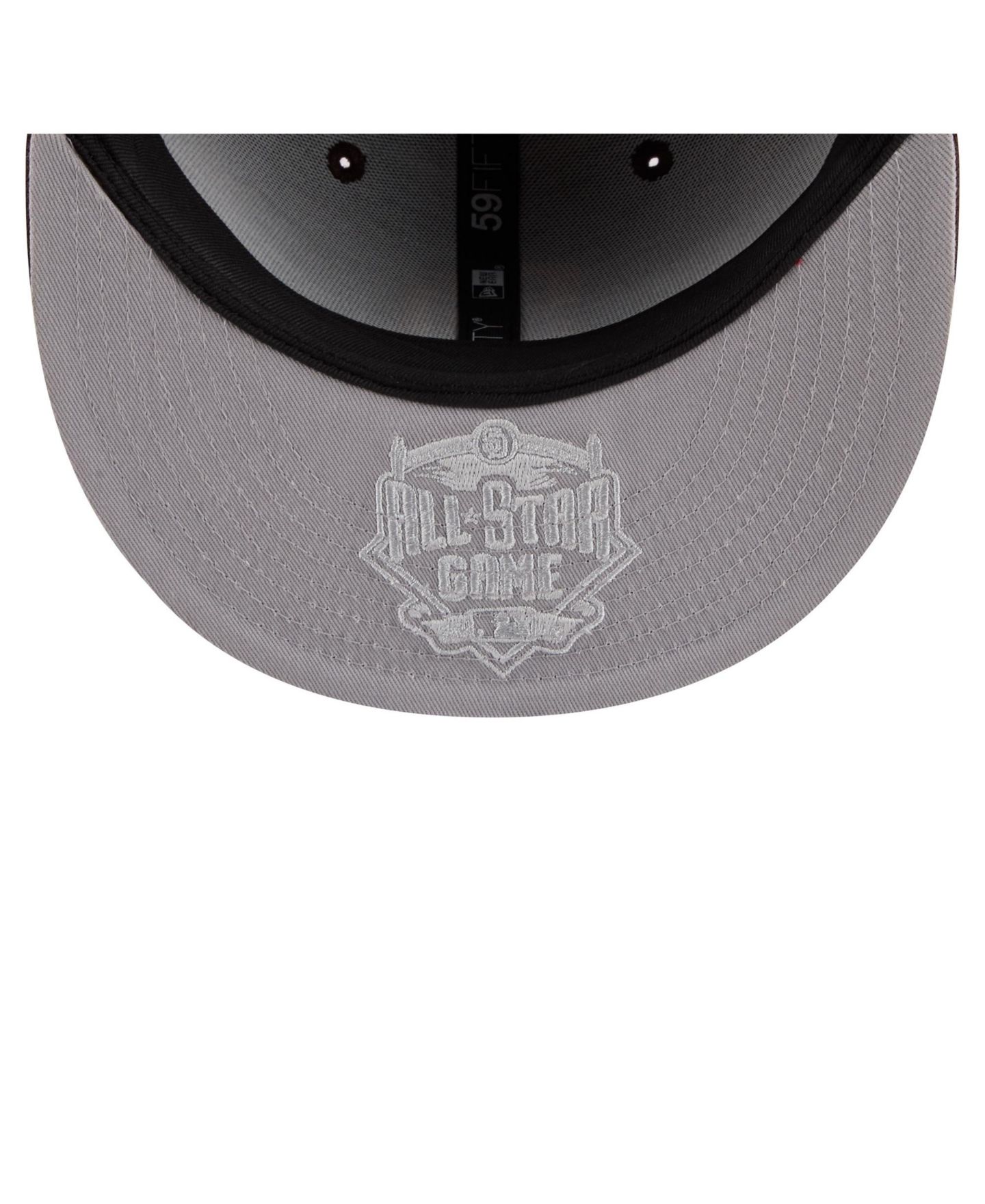 Мужская кепка New Era Brown San Diego Padres Hidden Hit 59FIFTY Fitted Hat — фото 5