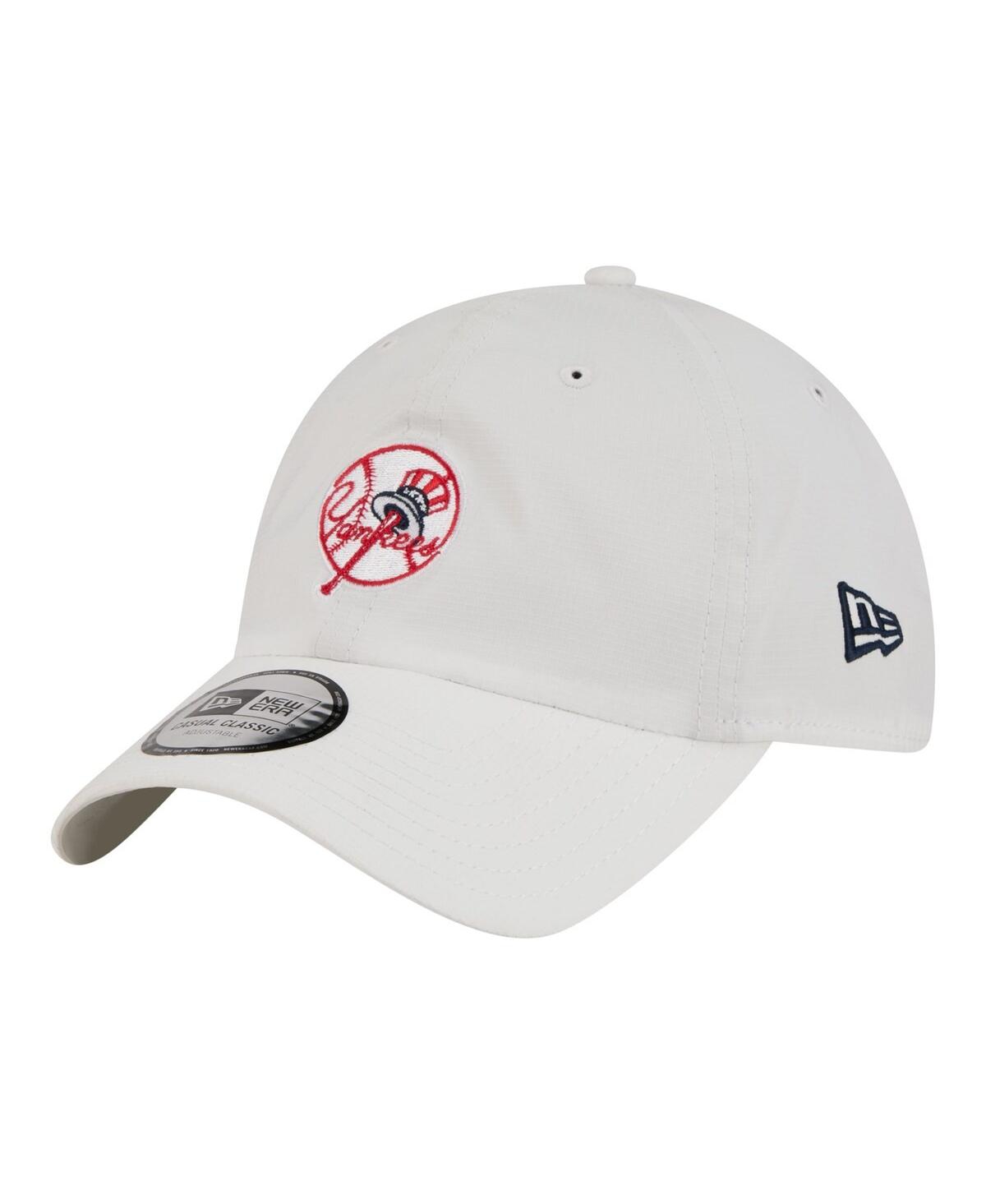 New Era Men's White New York Yankees Ripstop Casual Classic Adjustable Hat