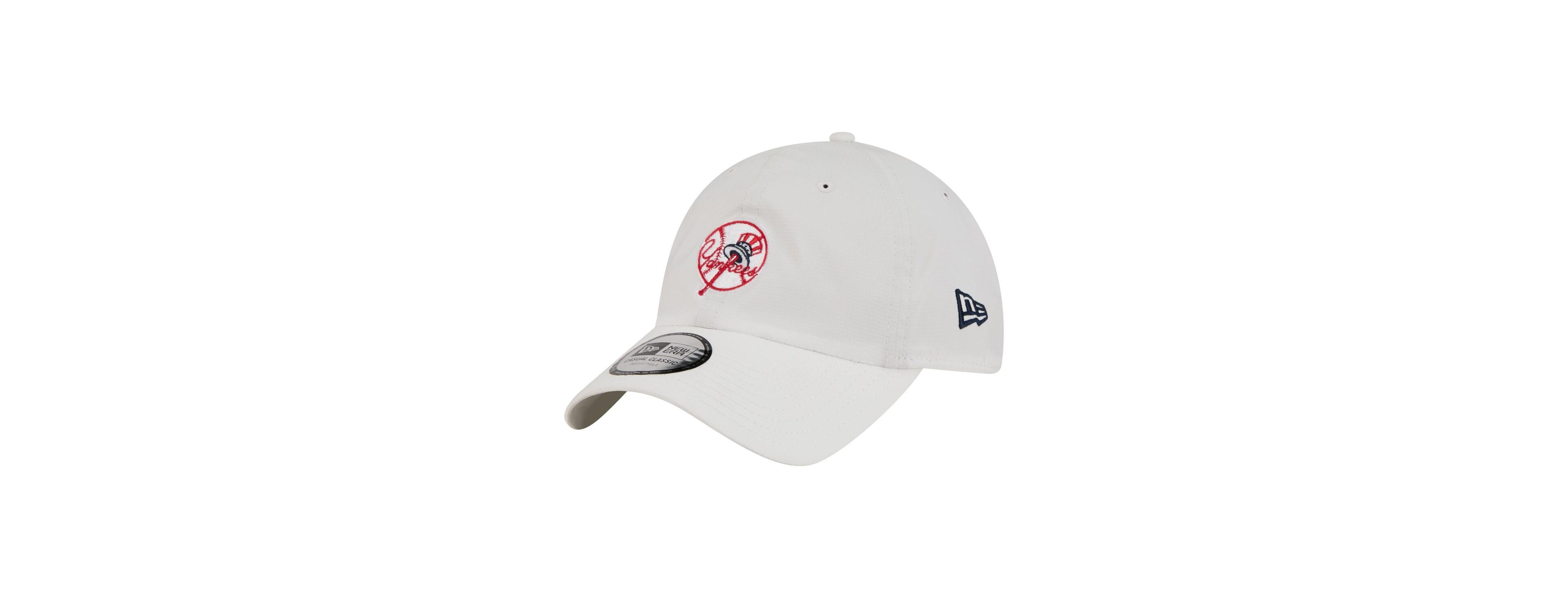 New Era Men's White New York Yankees Ripstop Casual Classic Adjustable Hat