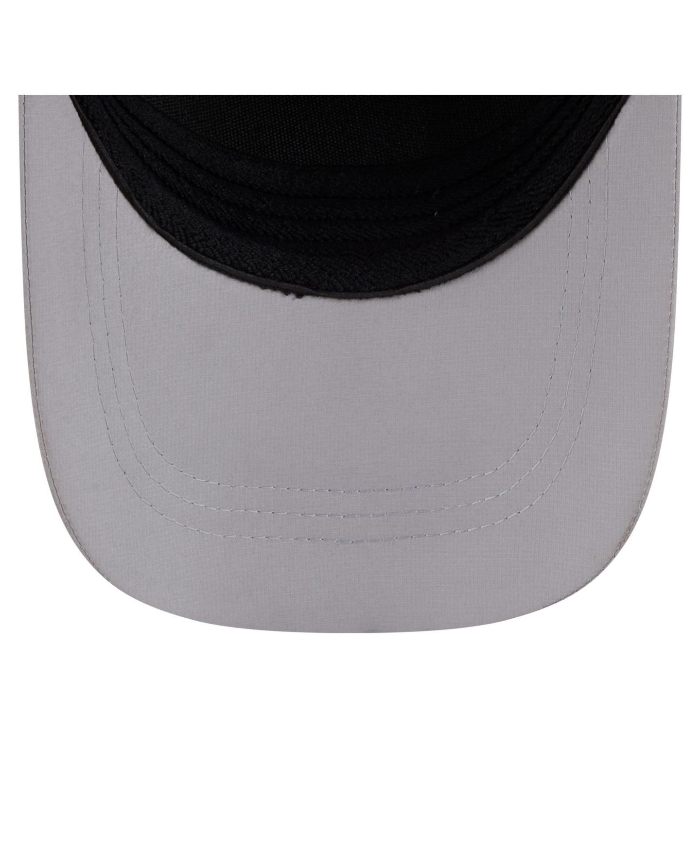 Мужская кепка New Era Gray New York Yankees Patch 39THIRTY A-Frame M-Crown Perforated Flex Hat — фото 5