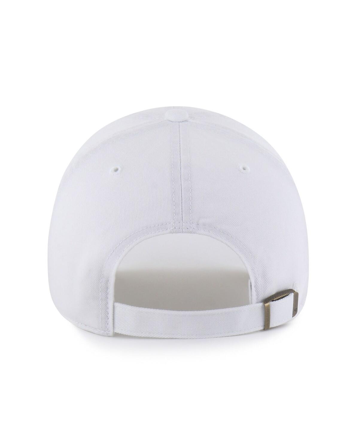 '47 Brand Men's White Ole Miss Rebels Vault Clean Up Adjustable Hat