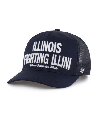 Men's Navy Illinois Fighting Illini Contemporary Hitch Trucker Adjustable Hat