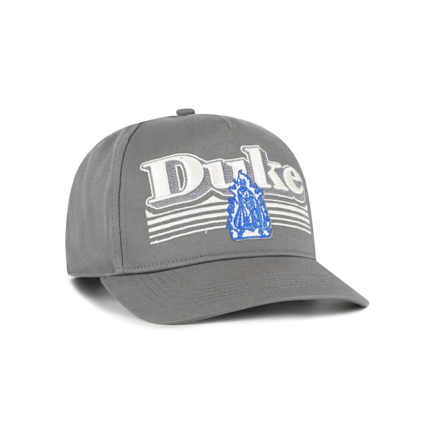 Мужская кепка '47 Brand Gray Duke Blue Devils Script Fade Hitch Adjustable Hat — фото 2