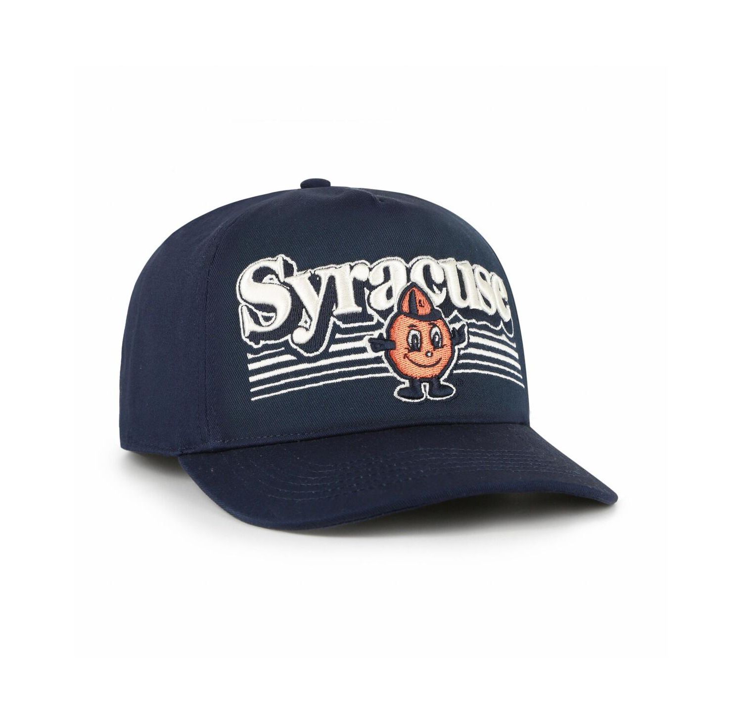 Men's Navy Syracuse Orange Script Fade Hitch Adjustable Hat