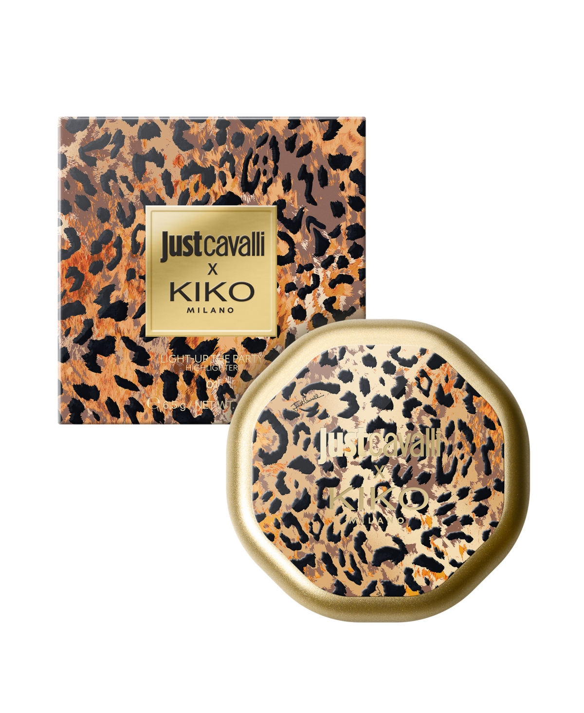 Kiko Milano X Just Cavalli Light-Up The Party Highlighter, 0.22 oz.