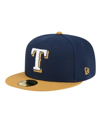 Men's Navy/Khaki Texas Rangers Two-Tone Color Pack 59FIFTY Fitted Hat