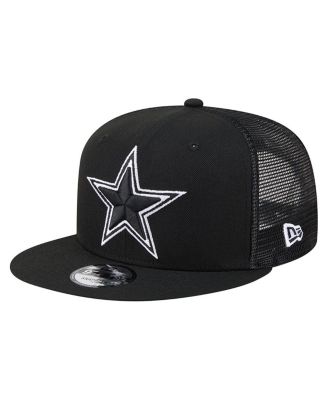 Men's Black Dallas Cowboys Main 9FIFTY Trucker Snapback Hat