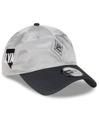 Men's and Women's Silver/Black Las Vegas Aces 2026 WNBA Draft Satin Crystals Casual Classic Adjustable Hat