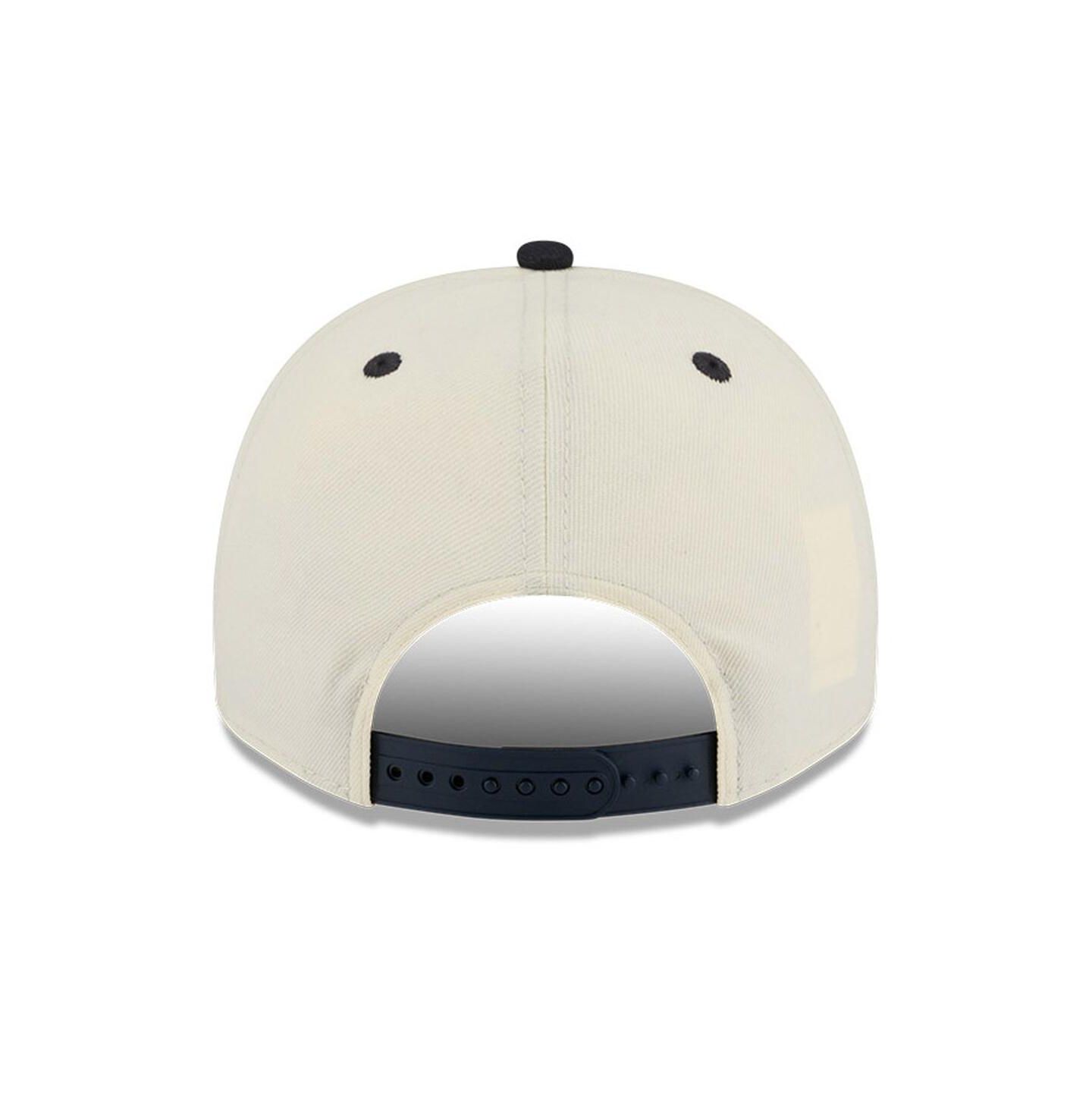 Мужская кепка New Era Cream/Navy UConn Huskies March Madness Historic Collection 9FIFTY A-Frame Snapback Hat — фото 4