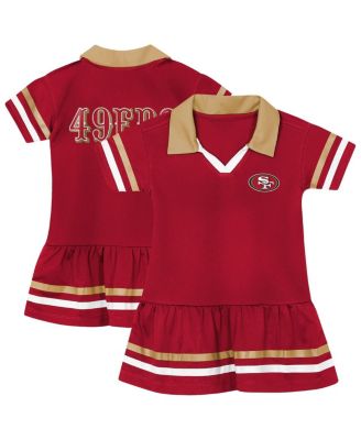 Girls Toddler Scarlet San Francisco 49ers Star Player Dress