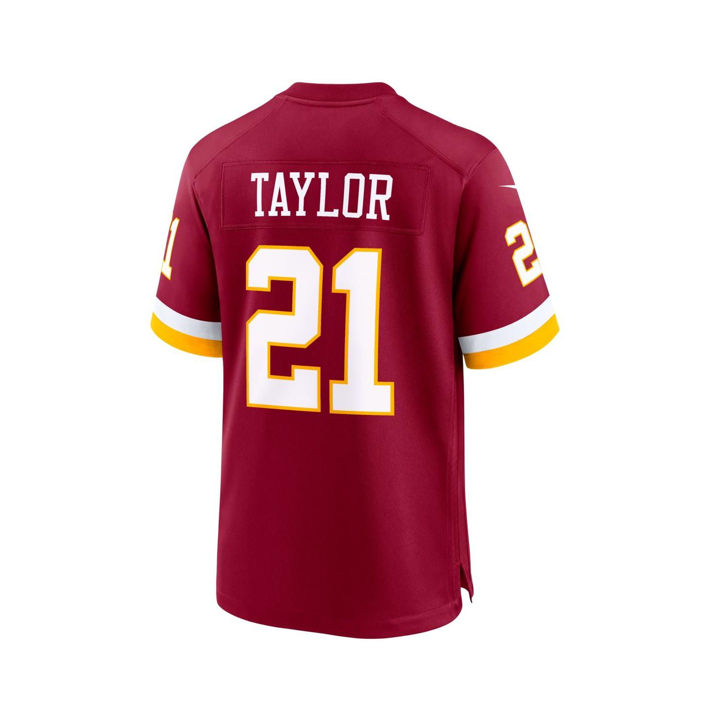 Мужской топ Nike Sean Taylor Burgundy Washington Commanders Retired Player Game Jersey — фото 3