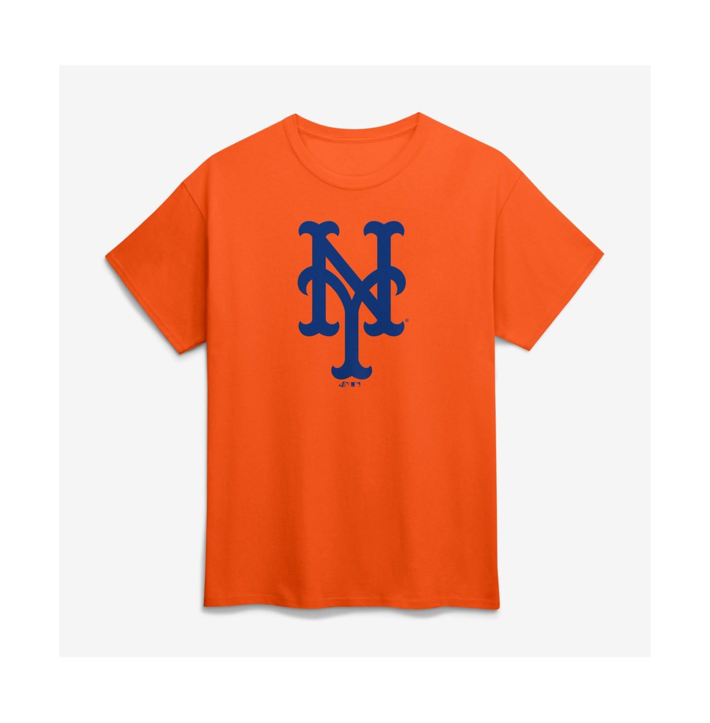 Мужская футболка Logo Athletic Orange New York Mets Logo — фото 1
