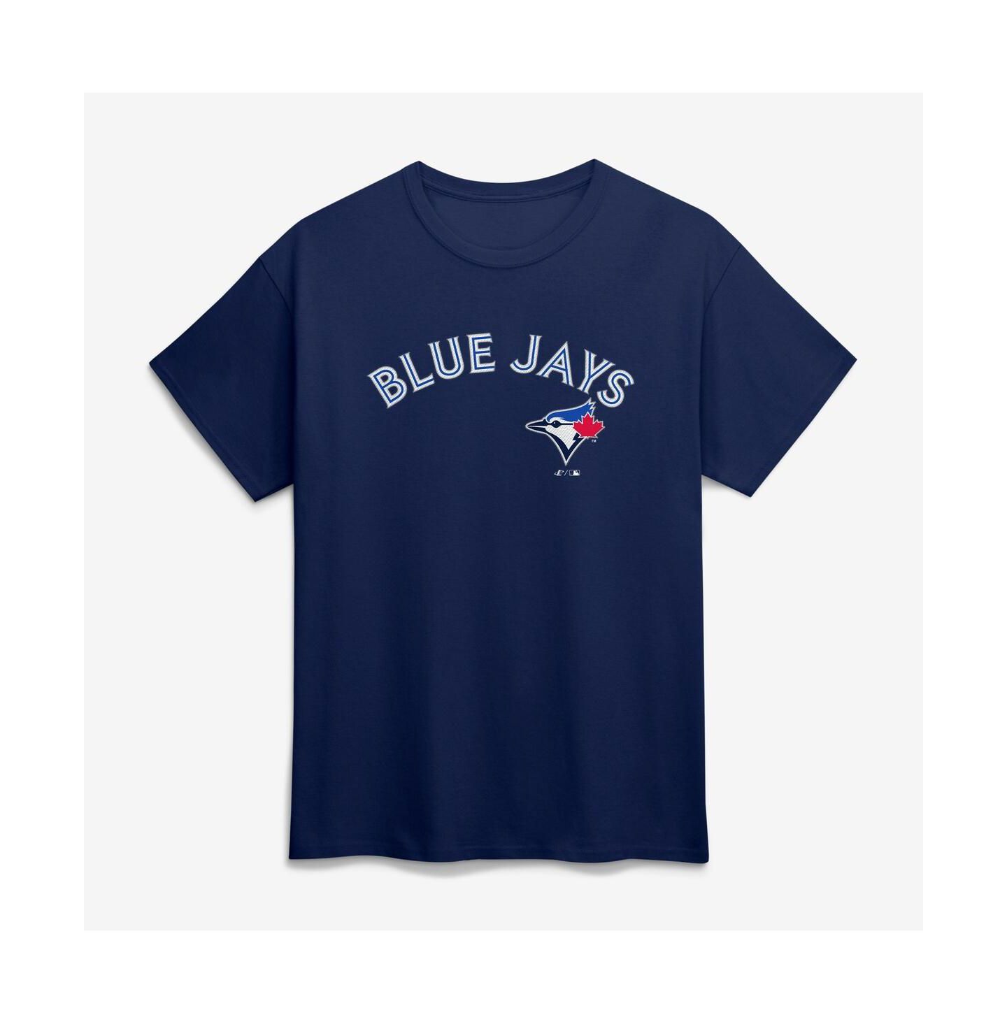 Мужская футболка Logo Athletic Navy Toronto Blue Jays Wordmark — фото 1