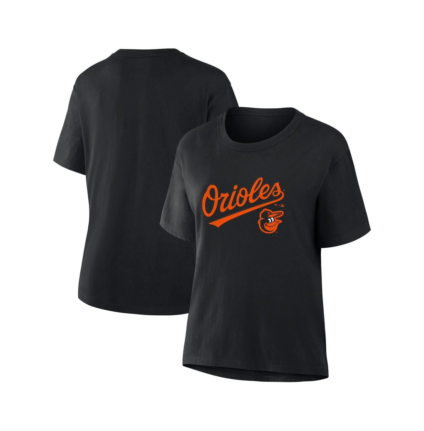 Женская футболка Fanatics Black Baltimore Orioles Lockup Legacy — фото 1