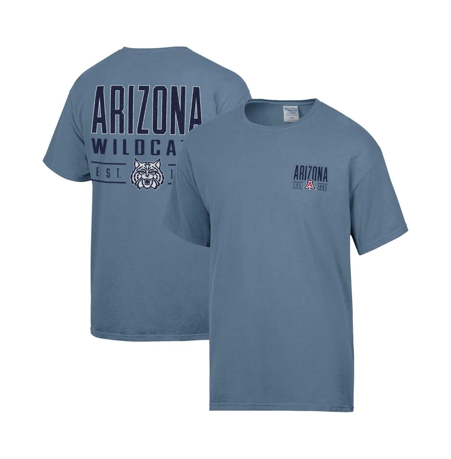 Мужская футболка Comfortwash Blue Arizona Wildcats Big Name — фото 1