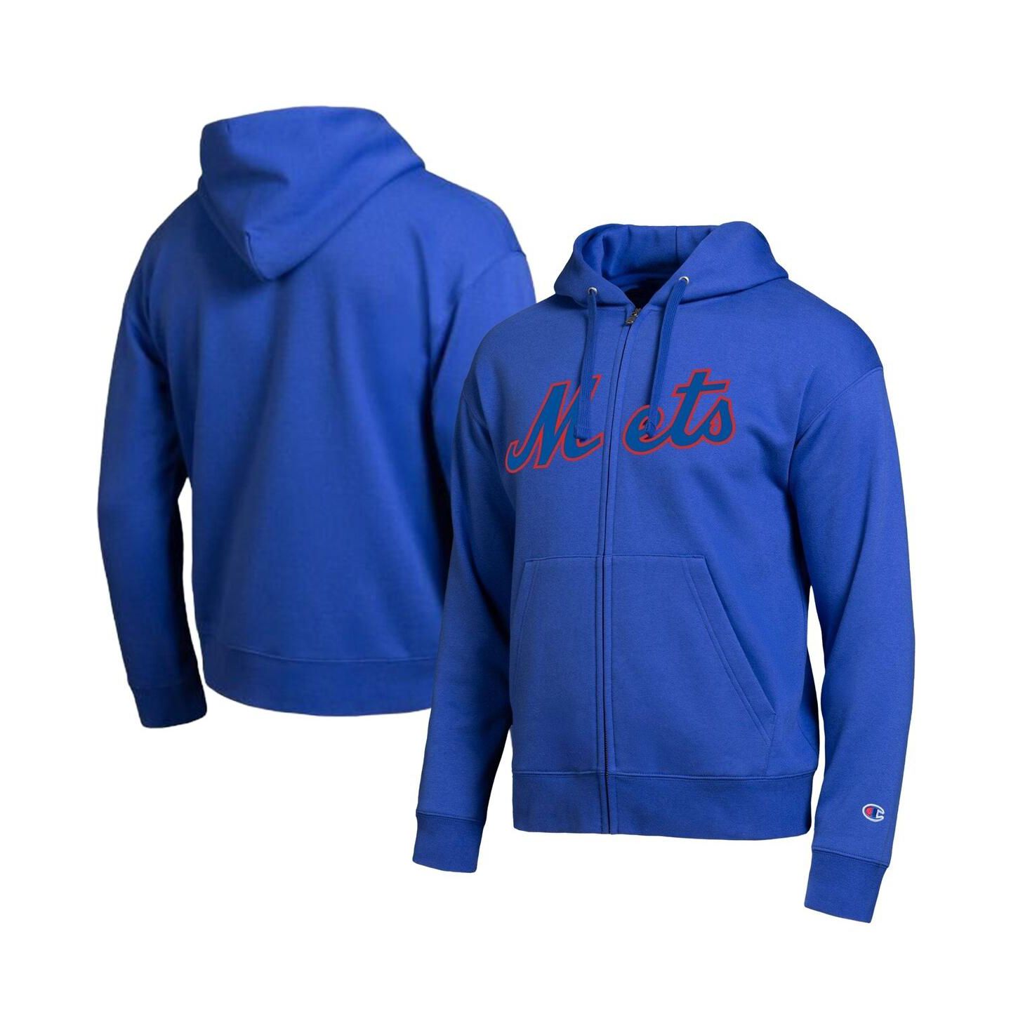 Мужское худи Champion New York Mets Royal All-Star Wordmark Full-Zip — фото 1